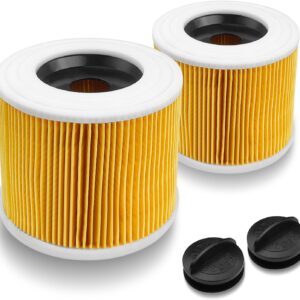2 Stück WD3 Filter für Kärcher Staubsauger WD3, WD2, WD1, MV3, MV2, A, K, KNT, NT, SE, VC Patronenfilter Ersatzfilter Staubsaugerfilter für Kärcher Staubsauger Filter 6.414-552.0/64145520
