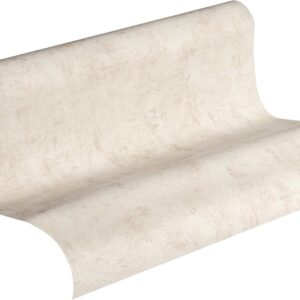 livingwalls Vliestapete 10,05 m x 0,53 m in rustikaler Putzoptik - Beige - Motivtapete im Industrial Design - 224057