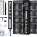 Mini Elektrisch Schraubendreher Set - 72 in 1 Präzisions Electric Screwdriver - Akku Schraubendreher mit 5 Gänge Magnetish Elektro Schraubendreher für Brillen, Uhrm, Handy, Laptop Reparatur