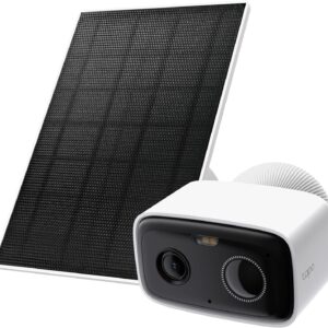 Tapo C400 KIT 1080p Solar Überwachungskamera für außen, Farbnachtsicht, WLAN 2,4 GHz, Zwei-Wege-Audio, Personenerkennung, lokale Speicherung über microSD-Karte oder H500-Homebase