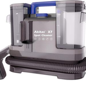 Akitas X7 600W Waschsauger, Polsterreiniger Gerät, 2-Tank Nasssauger, Selbstreinigung, Leicht für Tierflecken auf Sofas & Autositzen,Kompakt & Tragbar