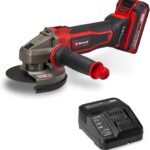 Einhell Akku-Winkelschleifer TE-AG 18/125-2 Li (1x 4,0 Ah) Power X-Change (18 V, 125 mm Scheiben-Ø, 33 mm Schnitttiefe, Trennschutz, ohne Trennscheibe, inkl. 4,0 Ah Akku)