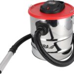 Dedra Kaminstaubsauger mit HEPA-Filter 1200W, 20 l Tank 19kPa, Gewicht 5,1kg, Turbine für 26500/min Volumenstrom, Betriebstemperatur von bis zu 60°C, Ausblasfunktion