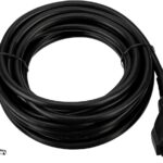 REV Verlängerungskabel - Verlängerung für den Innenbereich, 3680W, 5m, schwarz