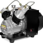 TUXING 4500Psi Pcp Luftkompressor,Mini-Doppelzylinder-Hochdruck-Luftkompressor für Paintball/Tauchflaschenfüllung 220V (TXEDM041)