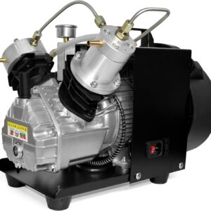 TUXING 4500Psi Pcp Luftkompressor,Mini-Doppelzylinder-Hochdruck-Luftkompressor für Paintball/Tauchflaschenfüllung 220V (TXEDM041)