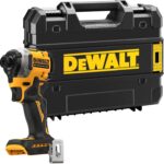 Dewalt 18V XR Akku-Schlagschrauber DCF850NT (¼“ Zoll Innensechskant-Aufnahme mit Selbstverriegelung, 200Nm Drehmoment, inkl. Metall-Gürtelhaken & TSTAK-Box, Lieferung ohne Akku & Ladegerät)