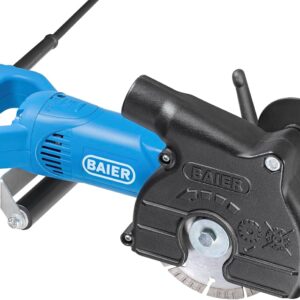 BAIER Diamant-Mauernutfräse BDN125 (inkl. Systemkoffer metaBOX, Gabelschlüssel SW13/17 und 2xDiamantscheiben Silber) 18799