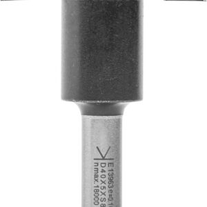 ENT 13963 Scheibennutfräser HW, Schaft (S) 8 mm, Durchmesser (D) 40 mm, NL 5 mm, GL 50 mm, auf Aufnahmedorn montiert