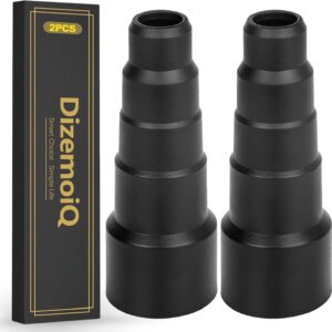 2 Stück Flexibler Staubsaugeradapter aus Gummi für Werkstattsauger Elektrowerkzeuge und Absauganlagen Ø 23-50mm als Schlauchreduzierung und Absaugadapter für Staubsauger