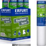 Erfurt Rauhfaser Tapete Sprint DIY 20X0.53 Rauhfasertapete 6 Rollen 1003232