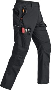Rapoo Cargohose Herren Outdoor Workwear Wanderhose Arbeitshosen Männer Ripstop Taktische Hose Sommer mit Multi Taschen