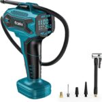 Ecarke Akku-Autokompressor für Makita 18V Li-Ion, Max. 11 bar, Tragbare Akku Luftpumpe mit Digitalem Manometer, Luftkompressor akku für Auto, Motorrad, Fahrrad, Sportbälle