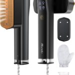 Sundu Steamer Dampfglätter, Reisedampfglätter für Kleidung, 2-in-1 Reisebügeleisen mit Dampf, 15s schnelles Aufheizen, Travel steam Iron mit LED Display, 3 Dampfmodi, 1 Trockenbügelmodus, Schwarz