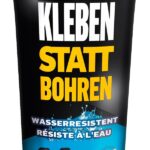 Pattex Montagekleber Kleben statt Bohren Wasserresistent, Kraftkleber für innen & außen, universell einsetzbarer Baukleber, Kleber mit hoher Festigkeit, 1 x 340g