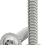 DSM – Linsenkopfschrauben M6 x 50 mm – 10 Stück mit Flansch und Torx Antrieb TX30 nach ISO 7380-2 – Edelstahl Schrauben A2 rostfrei [TrueSpec Präzision] Vollgewinde Flachkopfschrauben Möbelschrauben