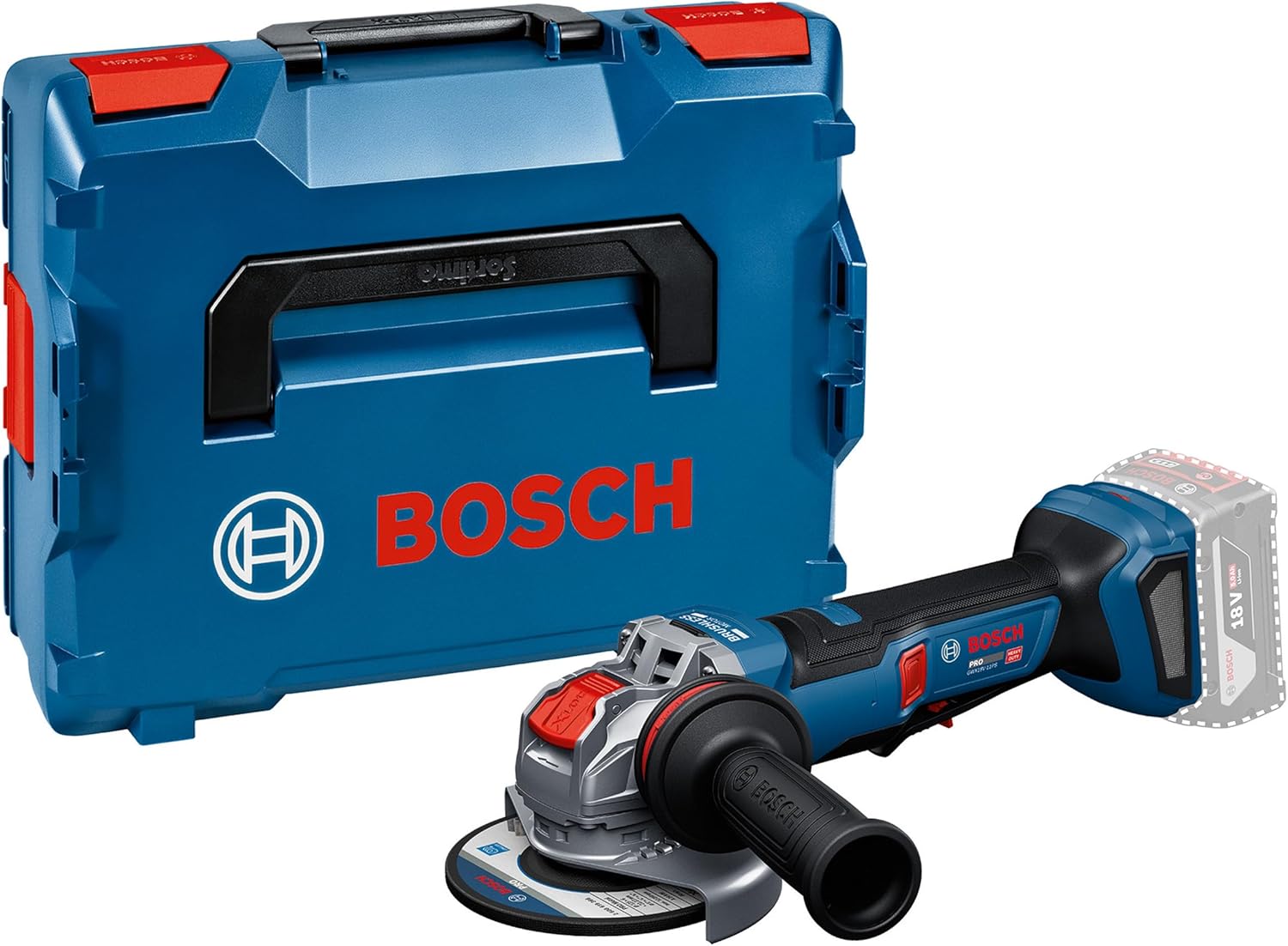 Bosch PRO 18V System Akku-Winkelschleifer GWX18V-11PS (inkl. L-BOXX)
