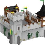 BlueBrixx Pro 107974 – Burg Bärenfels: Grundburg aus Klemmbausteinen mit 1699 Bauelementen. Kompatibel mit Anderen Klemmbausteinen. Lieferung in Originalverpackung.