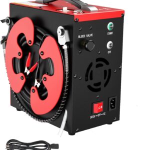 GX PUMP GX-E-CS3-I PCP Kompressor 300bar,integrierter Heimkonverter,Auto-Stopp, ölfrei, integrierter Wasser-Öl-Abscheiderfilter, 4500 Psi/30 MPa