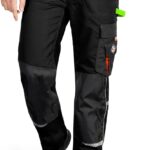 Stenso Prisma Herren Arbeitshose mit Taschen und Knieverstärkung, Robuste Arbeitshosen für Arbeitshose Männer mit Reflektierenden Details für Baustelle und Werkstatt