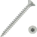 1000 Stück Edelstahl-Schrauben 3x30 mm Vollgewinde Torx - Spanplattenschrauben mit Senkkopf - Holzschrauben/Holzbauschrauben - Werkstoff A2 VA V2A - Edelstahlschrauben/Universalschrauben TX10