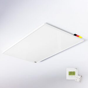 Könighaus Infrarotheizung - 1200 Watt - zur Deckenmontage - Komplettset mit Funkthermostat ✓ Infrarot Deckenheizung ✓ effiziente Elektroheizung ✓ TÜV + 5 Jahre Herstellergarantie ✓ Überhitzungsschutz