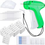 Etikettierpistole Heftpistole Etikett Pistole Faltensteckpistole Etikettiermaschine mit 5 Ersatznadeln 2000 Heftfäden und 200 Kleidungsetiketten