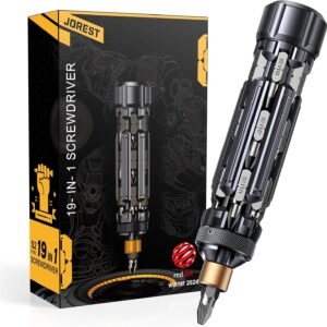 JOREST 19 in 1 EDC Multibit Schraubendreher Set, Geschenke für Männer, Multitool Weihnachtsgeschenke für Männer Papa, Geburtstagsgeschenk Weihnachtsgeschenke Mann