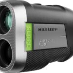 MiLESEEY Wiederaufladbarer Entfernungsmesser Golf, Rangefinder mit Slope On/Off Schalter, Magnetischer Golf Entfernungsmesser 1000M Flag Lock Vibration für Golfwagen, ±0,5M Genauigkeit