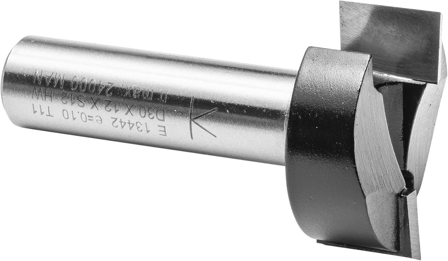 ENT 13442 Planfräser HW (HM), Schaft (S) 12 mm, Durchmesser (D) 30 mm, NL 12 mm, SL 40 mm, GL 52 mm – Bild 5