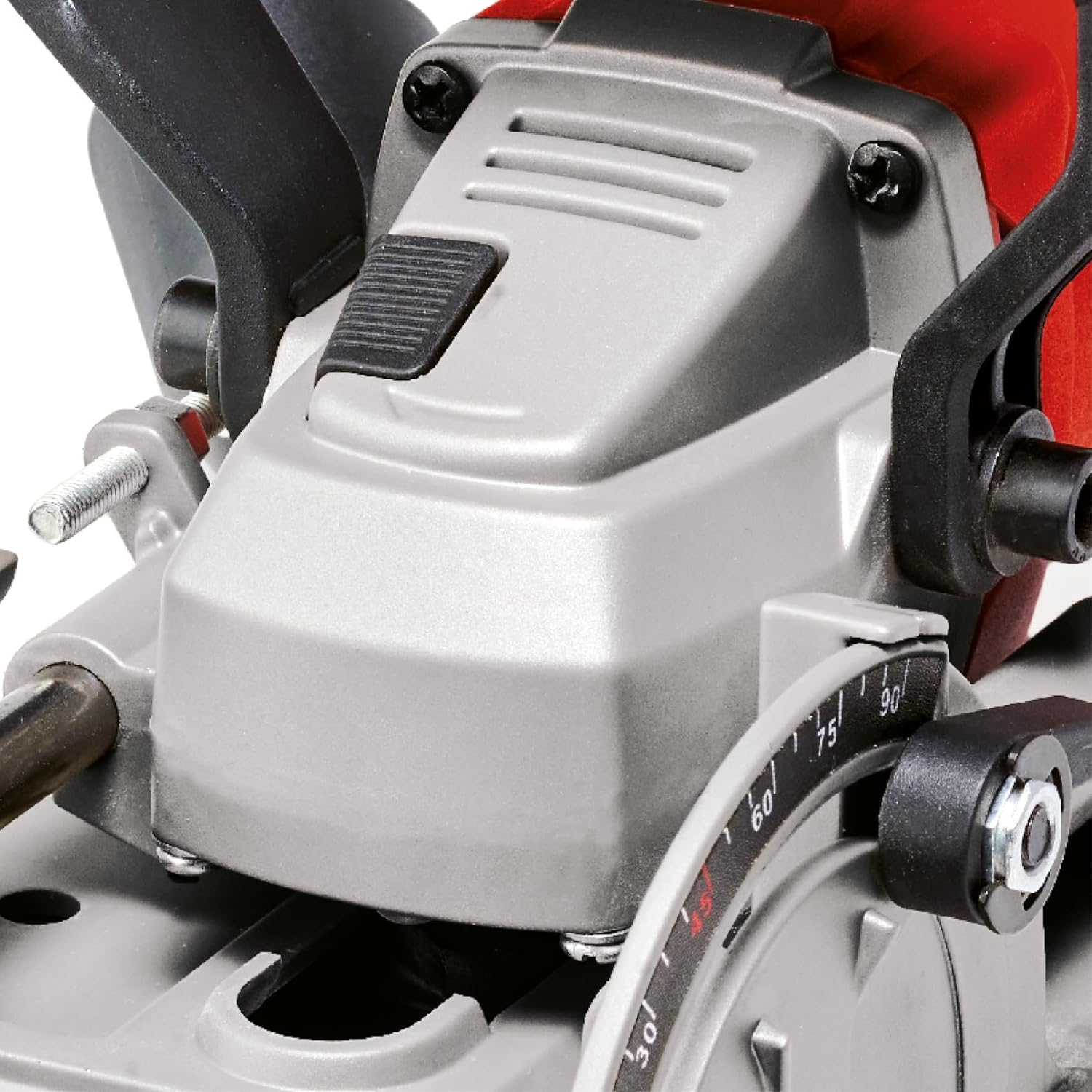 Einhell Flachdübelfräse TE-BJ 900 (900 W, 20 mm Frästiefe, stufenlose Winkel-/Höheneinstellung, 6-stufige Tiefenverstellung, Staubfangsack, inkl. 100 mm Fräsblatt) – Bild 4