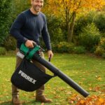 Ferrex 40V Akku-Laubsauger & Laubbläser mit Fangsack – 3-in-1 Blasen, Saugen & Zerkleinern – Ohne Akku & Ladegerä