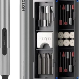 HOTO SNAPBLOQ™ R-A04 Multifunktionswerkzeug, bürstenloser Motor, 15.000–22.000 U/min, 38-teiliges Zubehörset zum Schleifen, Gravieren, Bohren und Polieren