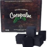 COCOPALM | 1 KG | Shisha Naturkohle aus 100% Kokosnuss - 180 Minuten Brenndauer | starke Hitze | kein Eigengeschmack