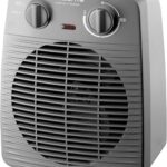 Rowenta Compact Power Heizlüfter, 2 Leistungsstufen, kompakte Abmessungen, Thermostat, Kühlstufe, Tragegriff, Grau, SO2212F0, Hellgrau