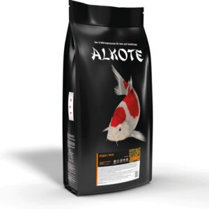 3-Jahreszeitenfutter für Kois und Zierfische, Frühjahr bis Herbst, Schwimmende Pellets, 6 mm, Hauptfutter Profi Mix, 9 kg