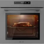 Cecotec Integrierter Backofen 60 cm Bolero Hexa SM406000 Glass Grey A+. 2900 W, 72 l, 12 Funktionen mit Steak Master, Pizza Master, Steam Assist, Steam EasyClean, Eco- und Defrost-Modus,