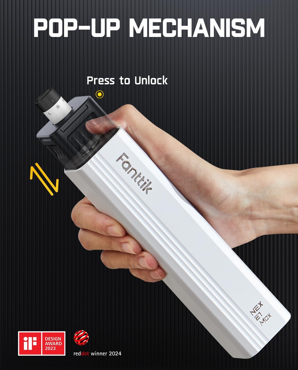 Fanttik E1 MAX Mini Elektro Schraubendreher Set, 50 in 1 Magnetische Präzisions- Kit, 2 Gänge Drehmoment, 5/32 Zoll Sechskant, Geeignet Reparatur für iPhone,Laptop, Brillen, Uhren - Weiß – Bild 3