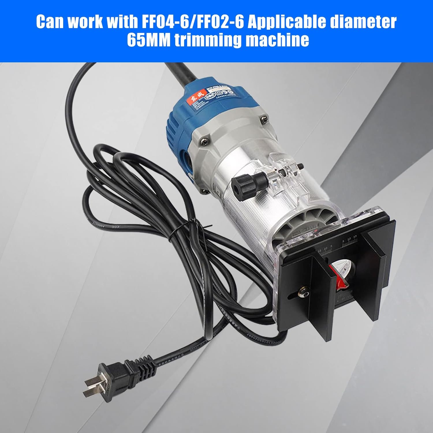 Holzfräser Werkzeug Schlitzhalterung 2 in 1 Verbinder 65 mm Holzschneider Maschine Fräser Holzbearbeitungswerkzeuge Schlitzzubehör – Bild 2