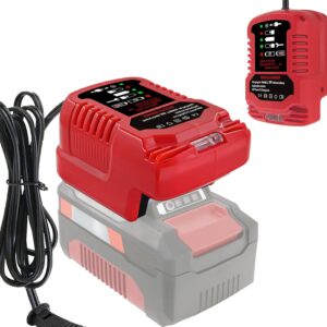 Schnellladegerät Ersatz für EINhell 18V Ladestation mit LED-Anzeige Kompatibel mit Einhell Power X-Change 18 Volt Akku 4511396 4511437 neu 4511437OVP(EU Plug)
