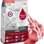 PLATINUM - Hundenahrung Adult Lamb aus Fleischsaftgarung - 5kg Hundefutter trocken nährstoffreich wie BARF - besonders schmackhaftes Hundetrockenfutter für kleine und große Hunde - in DE geprüft