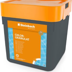 Steinbach Poolpflege Chlorgranulat - 0751205TV00-5 kg - Schnelllöslich - Effektiv - Neutralisierend - auch für Erstdosierung und Schockbehandlung geeignet