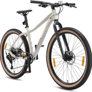 BIKESTAR 27,5 Zoll Mountainbike ab 13 Jahren & Erwachsene | Alu MTB Bikepacking/Trekking/Crosstourer Fahrrad | Shimano CUES 9-Gang | Scheibenbremsen | 17 Zoll Rahmen | ab 164 cm | 60 Tage testen