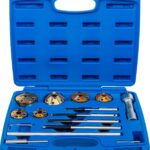 BGS 68346 | Ventilfräser-Satz | 14-tlg. | 30° / 45° / 60° inkl. T-Griff | Ventilsitzbearbeitung