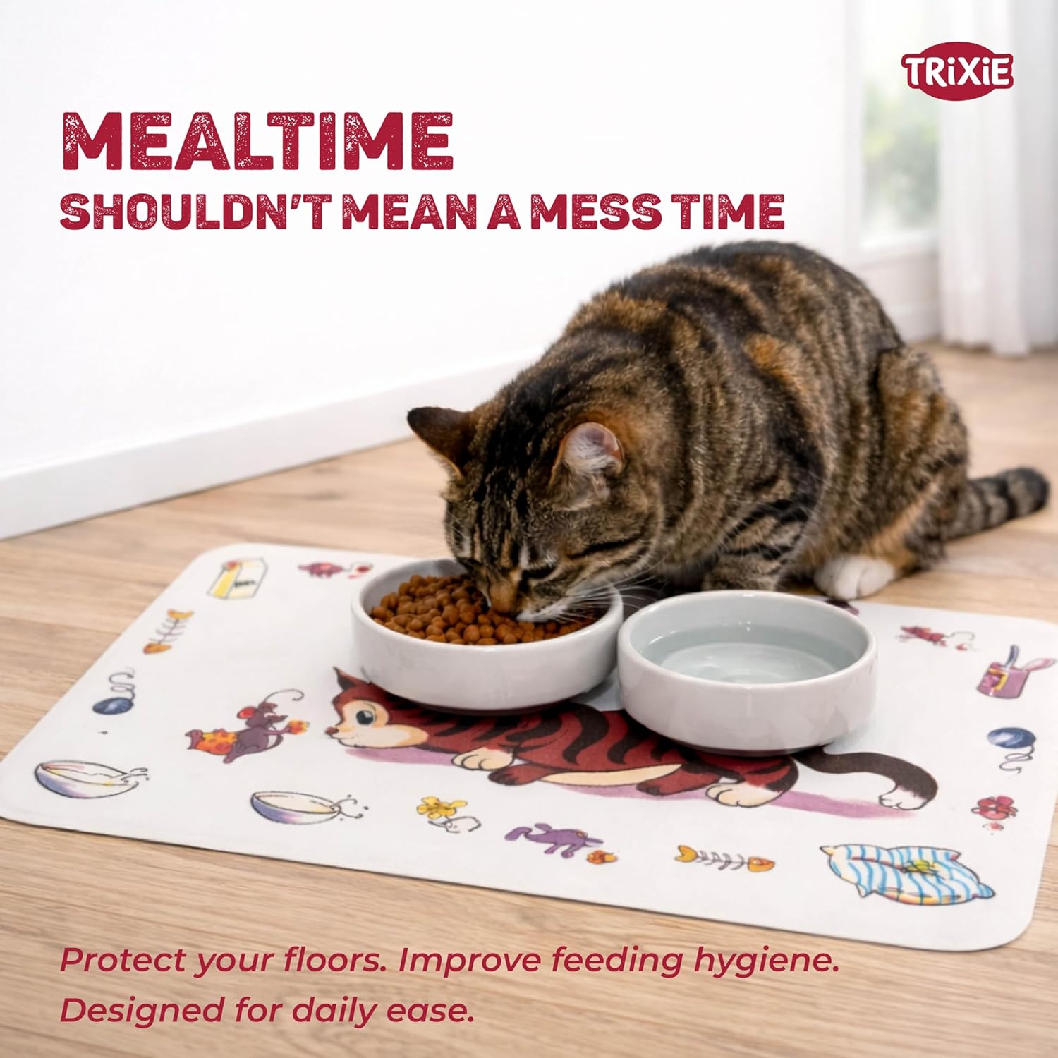 TRIXIE Rutschfeste Matte, Heimtierbedarf, Weiß – Bild 4