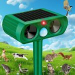 Solar Katzenschreck, Ultraschall Tiervertreiber Katzenabwehr, Wasserdicht Marderschreck mit PIR-Bewegungssensor Katzenschreck für Garten, Wirksam Gegen Katzen, Hunde, Marder, und Vögel Schädlineg