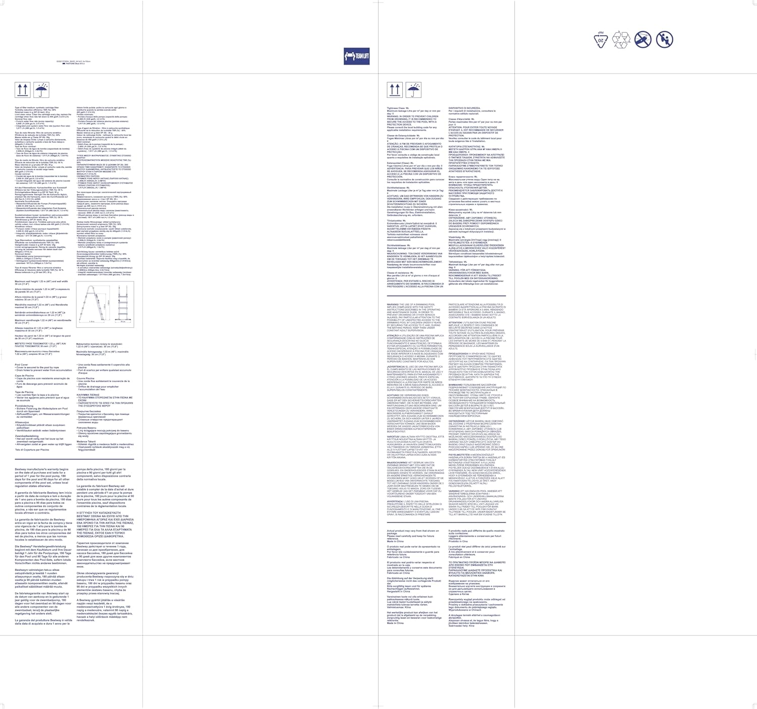 Bestway Stahl Pro Max 3,66 x 1,22 m Pool Set – Bild 4