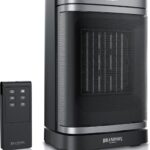 Brandson - Heizlüfter energiesparend leise - Oszillation - mit Fernbedienung - Preisträger - ECO Modus - 2 Stufen - Kindersicherung - Timer - Heizung Keramik Heater - Bad Wohnzimmer Büro Kinderzimmer