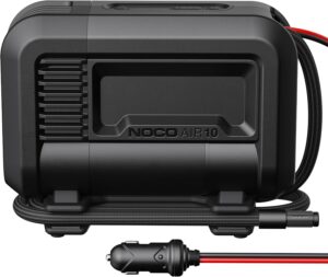 NOCO AIR10: UltraSchnelle 10A Luftpumpe – Tragbarer 12‑Volt Kompressor – 36 SLPM Luftstrom, 0–40 PSI in 3,8 Min – Digitales Manometer + automatische Abschaltung