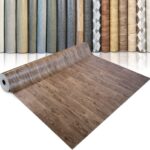casa pura Vinylboden Meterware Holzoptik Fliesenoptik Steinoptik - PVC Bodenbelag - Vinyl Designbelag für Küche, Bad & Wohnbereich (Albus 3, 100x150 cm)